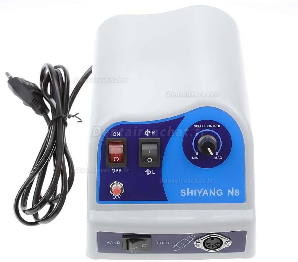 Shiyang® N8 S03 Micro moteur dentaire 45.000 tr/min et micromotor pièce à main compatible marathon
